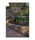 Multi Set of 10 LED Solar Outdoor Spike Multi Colour Dawn to Dusk Sensor 5500K IP44-2