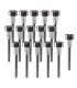 Naeve Set of 16 LED Solar Outdoor Spike Steel-Blank Dawn to Dusk Sensor IP44-1