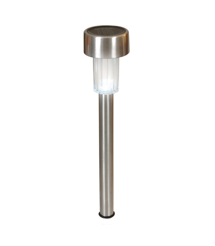 Naeve Set of 16 LED Solar Outdoor Spike Steel-Blank Dawn to Dusk Sensor IP44-3