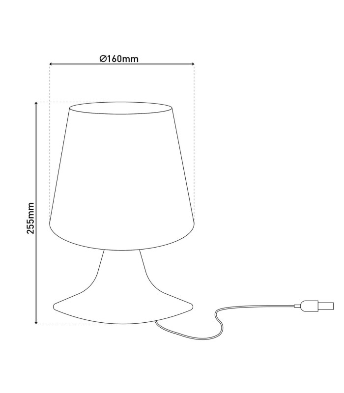 Naeve Rechargeable LED CCT Table Lamp Multi Colour-4
