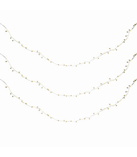 Naeve Set of 3 LED Gold Battery Powered 3000K-1
