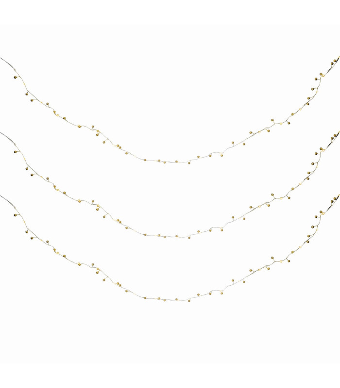 Naeve Set of 3 LED Gold Battery Powered 3000K-1