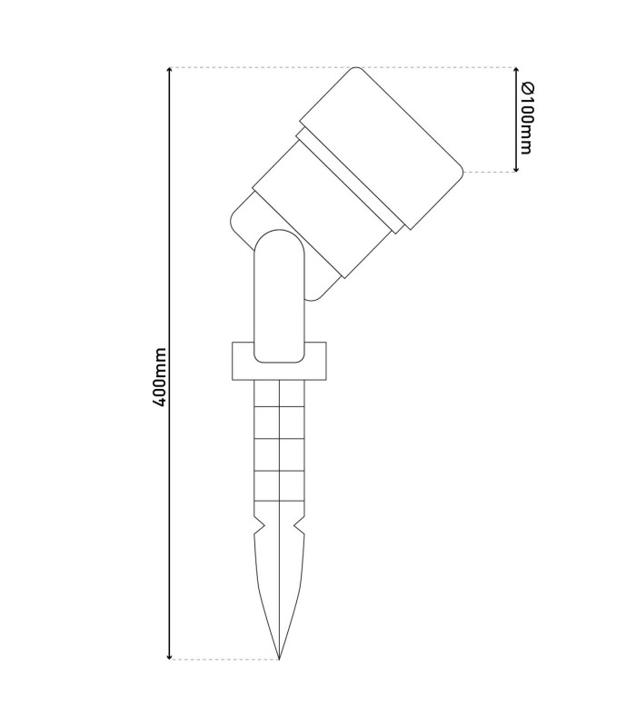 Projektor LED Black IP44 Remote Control-6