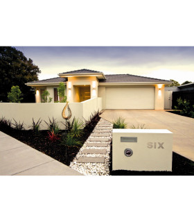 Flamme LED Solar Outdoor Lighting Brown Dawn to Dusk Sensor 2000K IP44-2