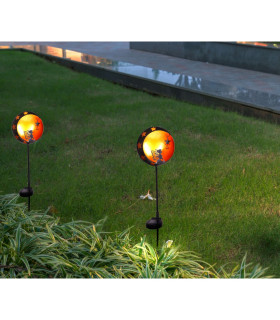 Elfe Solar Outdoor Lighting Brown IP44-2