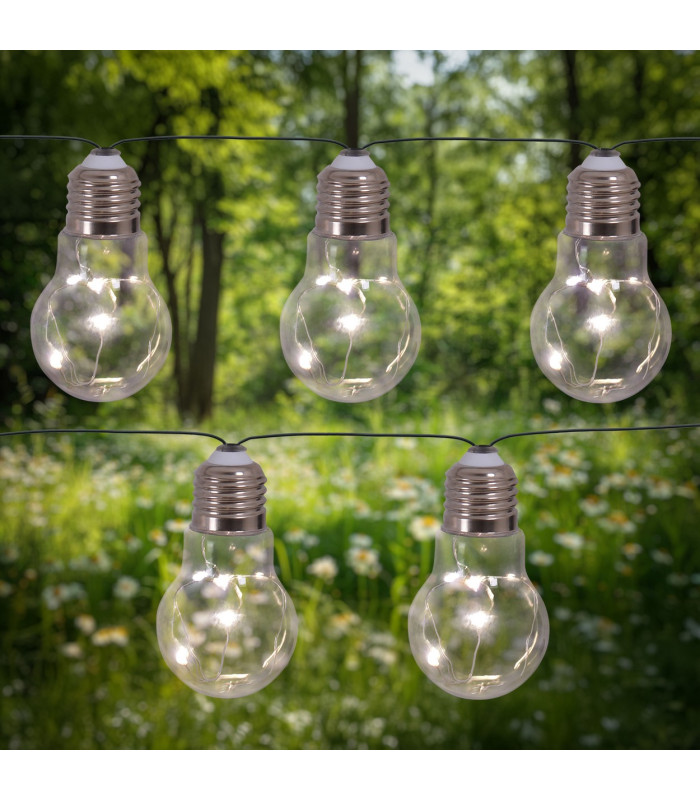 Glühbirne LED Solar Clear/Transparent Dawn to Dusk Sensor 3000K IP44-5