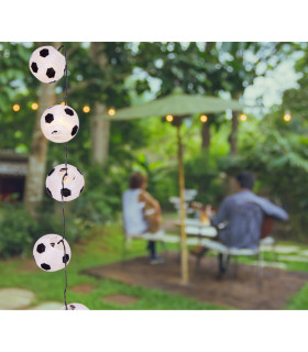 Fußball LED Solar Black Dawn to Dusk Sensor IP44-2
