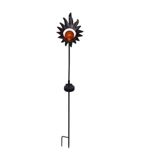 Sonne Solar Outdoor Lighting Black Dawn to Dusk Sensor IP44-1