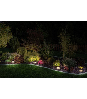 Kian Set of 6 LED Solar Outdoor Spike Steel-Blank Dawn to Dusk Sensor 2500-3200K IP44-2