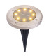 Kian Set of 6 LED Solar Outdoor Spike Steel-Blank Dawn to Dusk Sensor 2500-3200K IP44-6