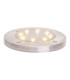 Kian Set of 6 LED Solar Outdoor Spike Steel-Blank Dawn to Dusk Sensor 2500-3200K IP44-8