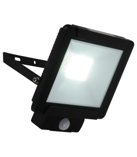Radia LED Outdoor Flood Light Black PIR Motion Sensor 6500K IP54-1