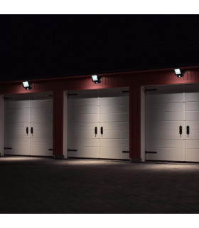 Radia LED Outdoor Flood Light Black PIR Motion Sensor 6500K IP54-2