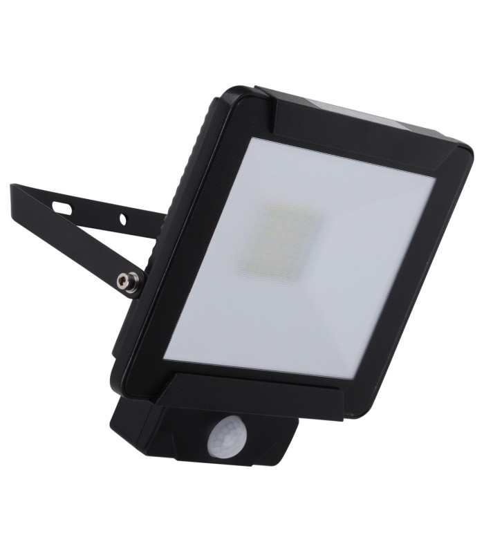 Radia LED Outdoor Flood Light Black PIR Motion Sensor 6500K IP54-4