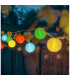 Papierballon LED Solar Multi Colour Dawn to Dusk Sensor 3000K IP44-3