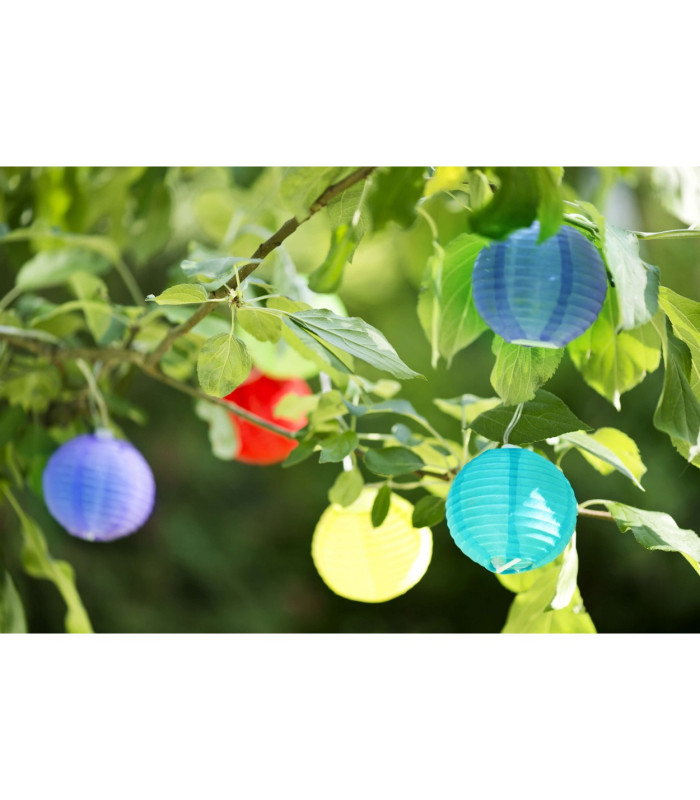 Papierballon LED Solar Multi Colour Dawn to Dusk Sensor 3000K IP44-4