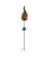 Flamme LED Solar Outdoor Spike Bronze Dawn to Dusk Sensor IP44-1