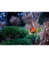 Flamme LED Solar Outdoor Spike Bronze Dawn to Dusk Sensor IP44-4