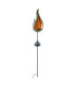 Flamme LED Solar Outdoor Spike Bronze Dawn to Dusk Sensor IP44-8
