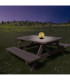 Crackle Set of 3 LED Solar Outdoor Spike White IP44-4