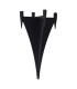 Crackle Set of 3 LED Solar Outdoor Spike White IP44-13
