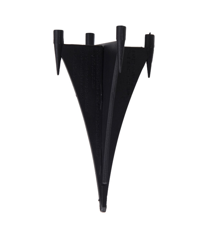 Crackle Set of 3 LED Solar Outdoor Spike White IP44-13