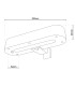 Garden Light Set of 3 LED Solar Outdoor Lighting White 7000K IP44-3