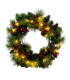 Noel LED Ring Green Battery Powered 2700-3000K IP44 Timer Function-1