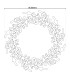 Noel LED Ring Green Battery Powered 2700-3000K IP44 Timer Function-4