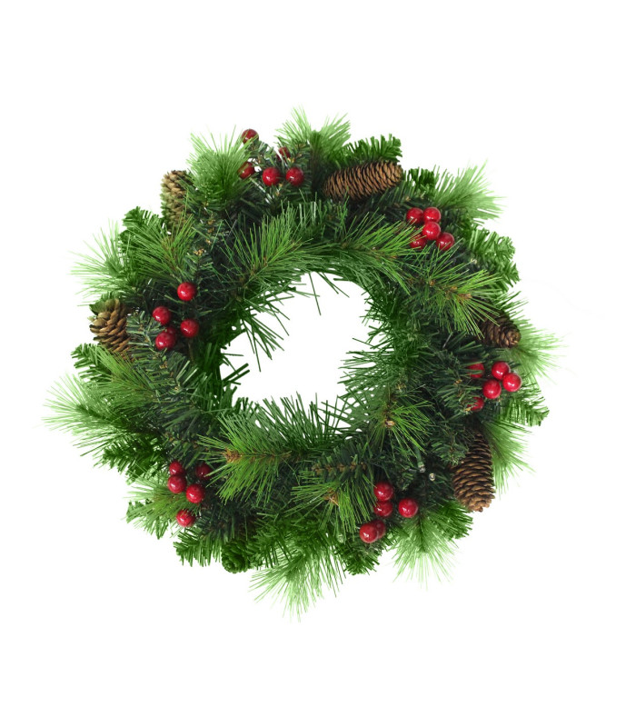 Noel LED Ring Green Battery Powered 2700-3000K IP44 Timer Function-7