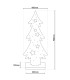Tannenbaum LED Small Nature Battery Powered 2800K IP44 Timer Function-3