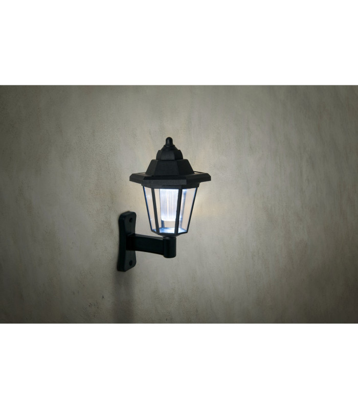 Arona Set of 3 LED Solar Outdoor Spike Black Dawn to Dusk Sensor 7000K IP44-3