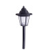Arona Set of 3 LED Solar Outdoor Spike Black Dawn to Dusk Sensor 7000K IP44-6