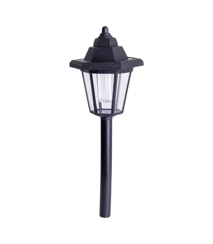 Arona Set of 3 LED Solar Outdoor Spike Black Dawn to Dusk Sensor 7000K IP44-6
