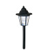 Arona Set of 3 LED Solar Outdoor Spike Black Dawn to Dusk Sensor 7000K IP44-7