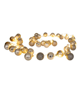 Lichterkette LED Gold 2700K IP44 Timer Function-1