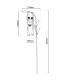 Frosch Solar Outdoor Lighting Green Dawn to Dusk Sensor 2800-3000K IP44-4