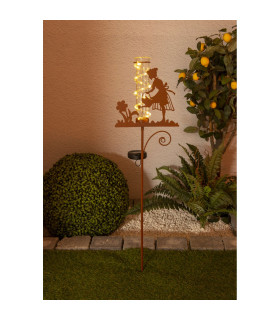 Elaia LED Solar Outdoor Lighting Brown 2700K IP44-2