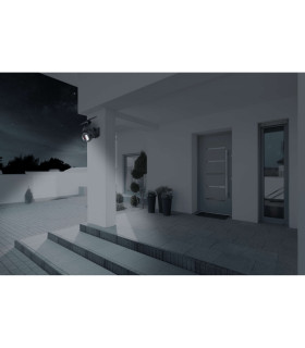 Moho LED Solar Outdoor Lighting Grey PIR + Dusk to Dawn Sensor 6000-7000K IP44-2