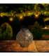 Blumenmuster Set of 2 Solar Outdoor Lighting Silver Dawn to Dusk Sensor 3500K IP44-3
