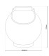Blumenmuster Set of 2 Solar Outdoor Lighting Silver Dawn to Dusk Sensor 3500K IP44-5
