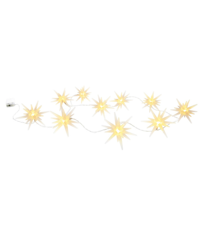 3D-Sterne LED White Battery Powered 2500-2700K IP44 Timer Function-4
