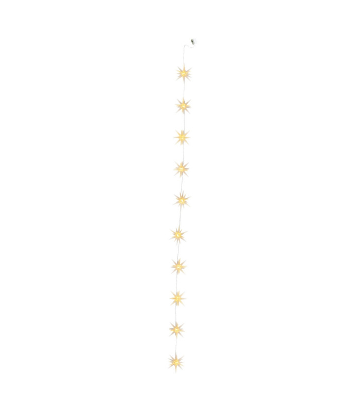 3D-Sterne LED White Battery Powered 2500-2700K IP44 Timer Function-6