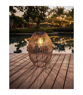 Korbinian LED 20cm Solar Outdoor Lighting Nature Dawn to Dusk Sensor 3000K IP44-2