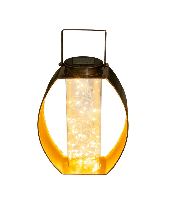 Fairylight Solar Outdoor Lighting Gold Dawn to Dusk Sensor 2800-3200K IP44-12
