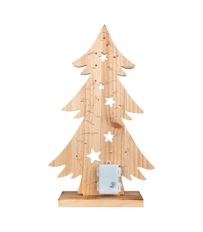 Tannenbaum Small Nature Battery Powered 2700K IP44 Timer Function-8
