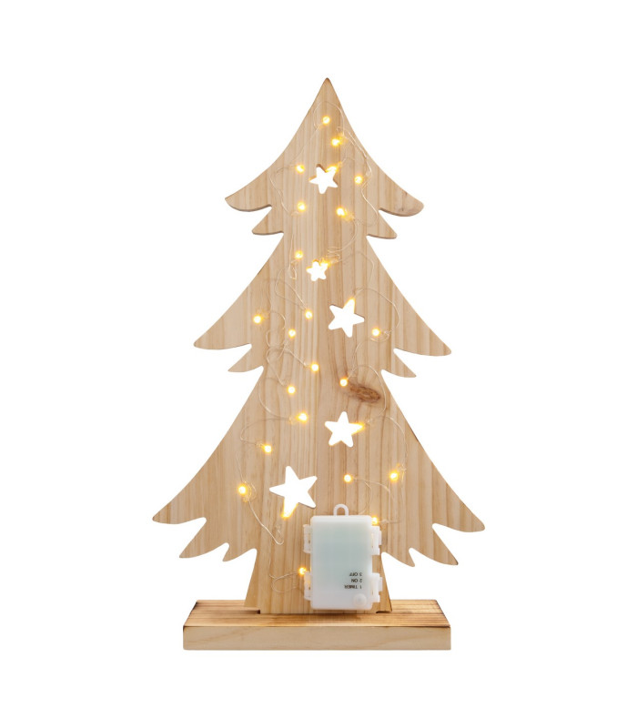Tannenbaum Small Nature Battery Powered 2700K IP44 Timer Function-9