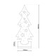 Tannenbaum Large Nature Battery Powered 2700K IP44 Timer Function-3