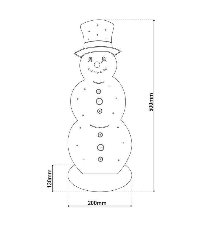 Snowy Small Nature Battery Powered 2700K IP44 Timer Function-3