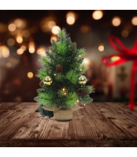Noel Tree Green Battery Powered 2700-3000K IP44 Timer Function-2